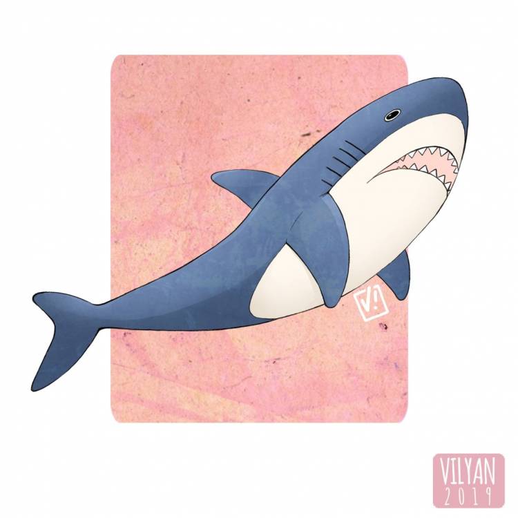 Раскраска акула из икеи