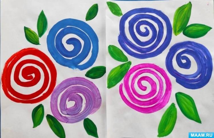 Мастер-класс по рисованию гуашью «Цветы» для детей