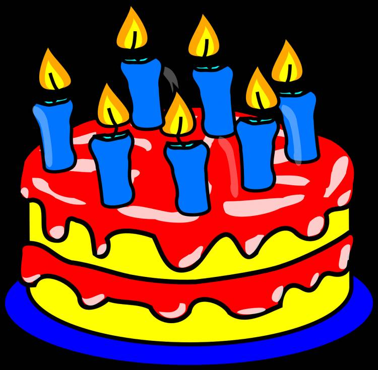 Рисунок торта для детей на день рождения 