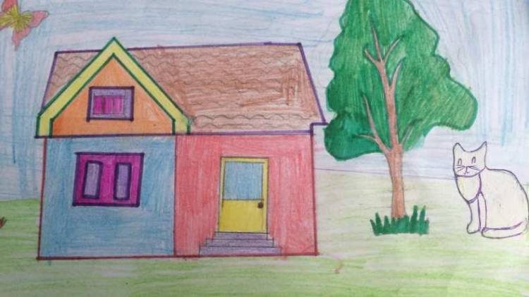 Как нарисовать дом карандашом и акварельными красками? Пошаговый мастер-класс с простыми уроками для детей и взрослых 