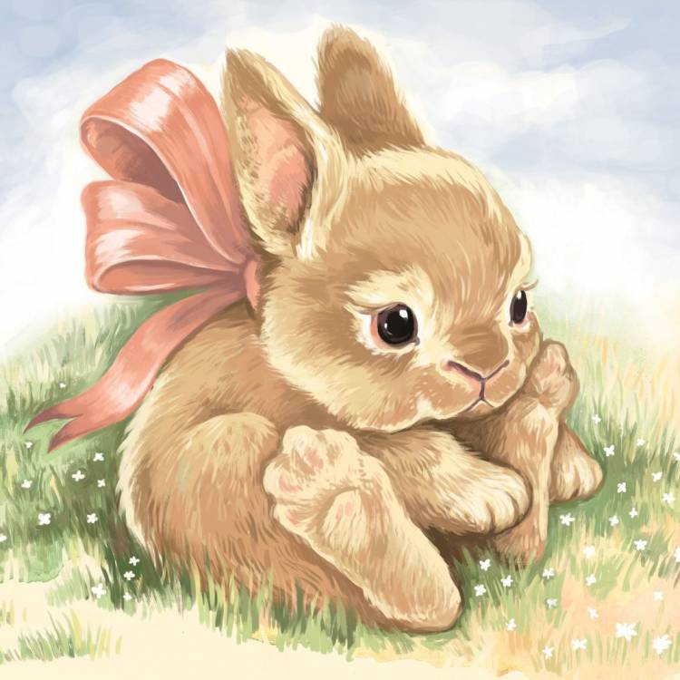 Просмотреть иллюстрацию Милый кролик из сообщества русскоязычных художников автора Shy_Windhove (Вика М…
