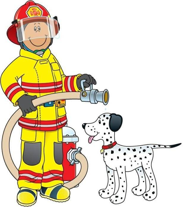 Рисунки для срисовки на праздник День пожарного щенка 