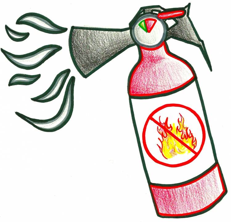 Рисунок по пожарной безопасности для срисовки