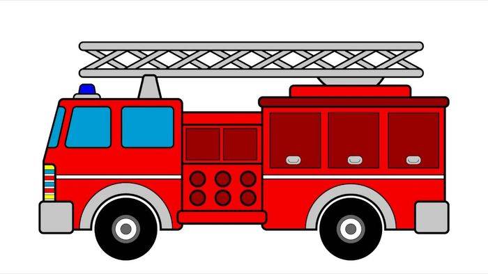 Картинки пожарных машин для детей