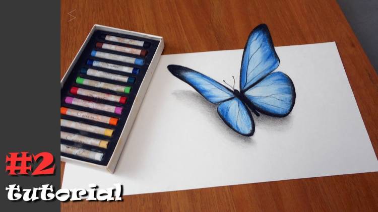 Как нарисовать бабочку в