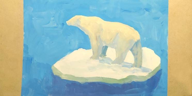 Как нарисовать белого медведя легко и быстро