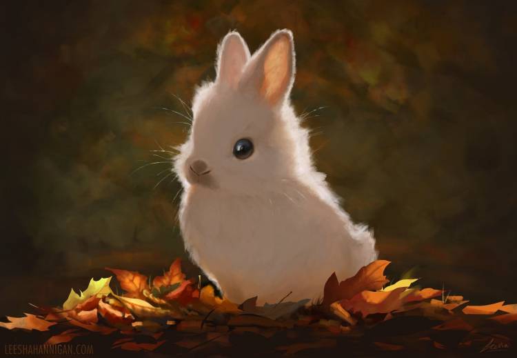 Милые кролики арт 