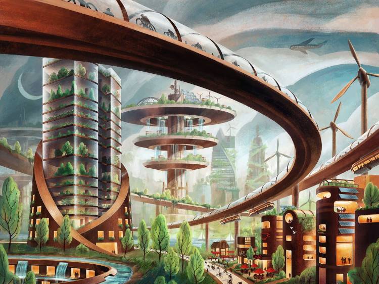 Нарисованные города будущего