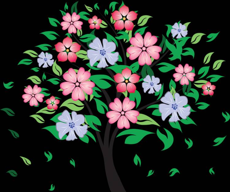 Рисунок весеннее дерево