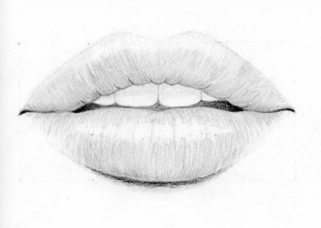 Смотреть ✓ Рисунки красивых женских губ для рисования