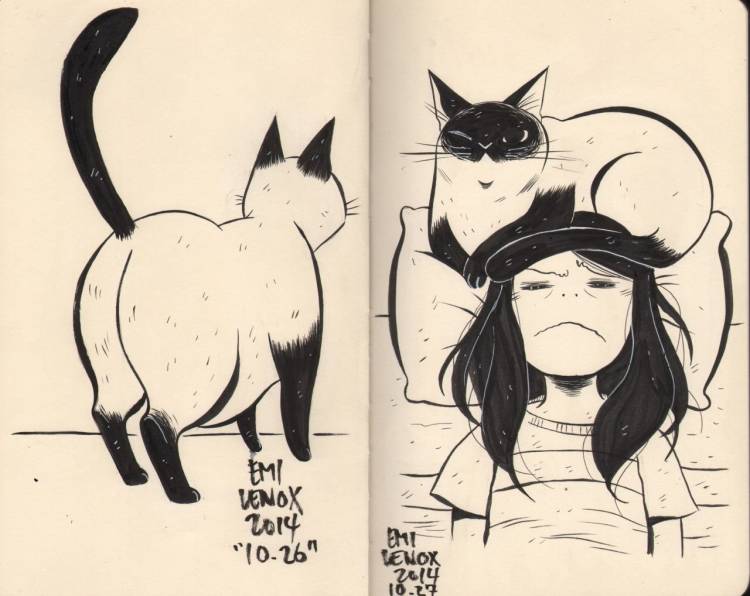 Идеи для рисунков кошек