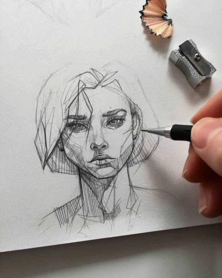 Как нарисовать портрет поэтапно карандашом
