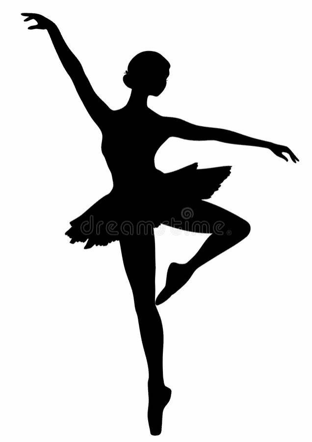 Значок балерины