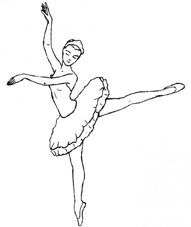 Рисунки балерин для срисовки 
