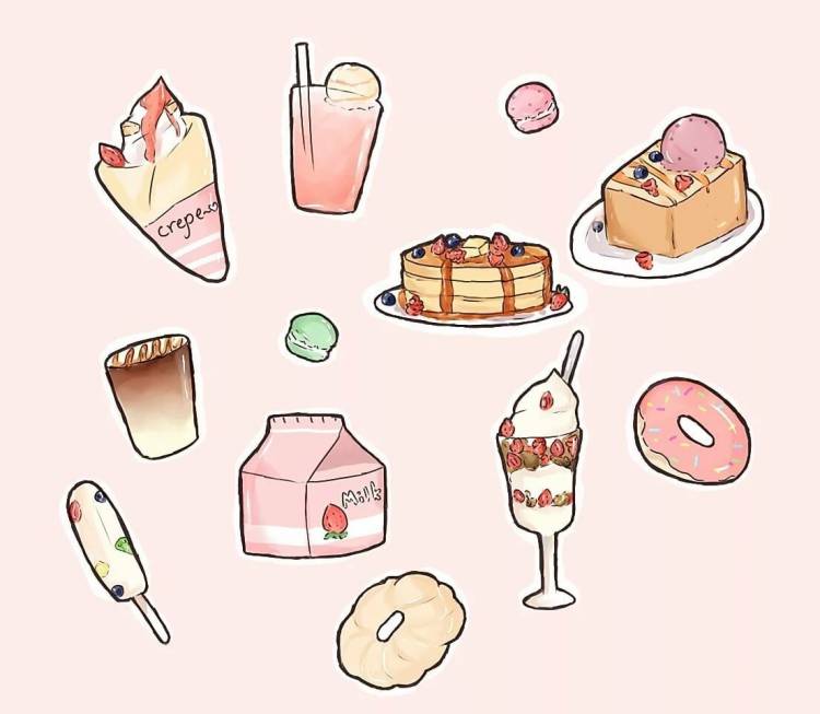 Картинки для срисовки сладости
