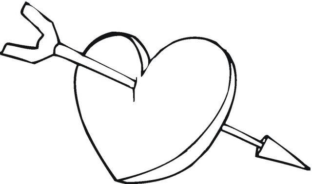 Рисунки для срисовки сердечки 