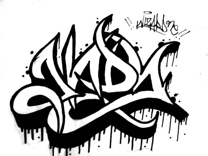 Рисунки граффити для срисовки