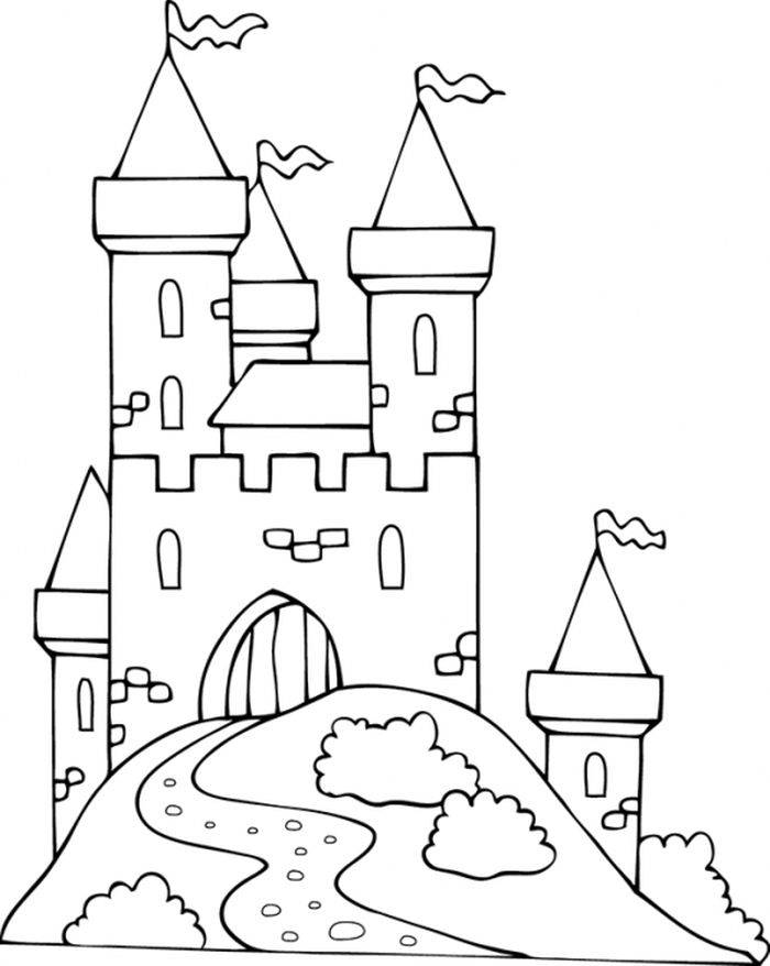 Рисунки замков для срисовки карандашом