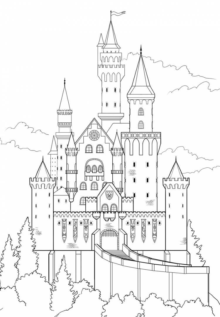 Замок для срисовки
