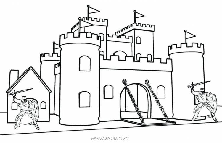 Рисунок на тему замок 