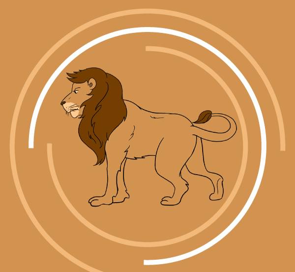 Как нарисовать льва в профиль поэтапно для начинающих