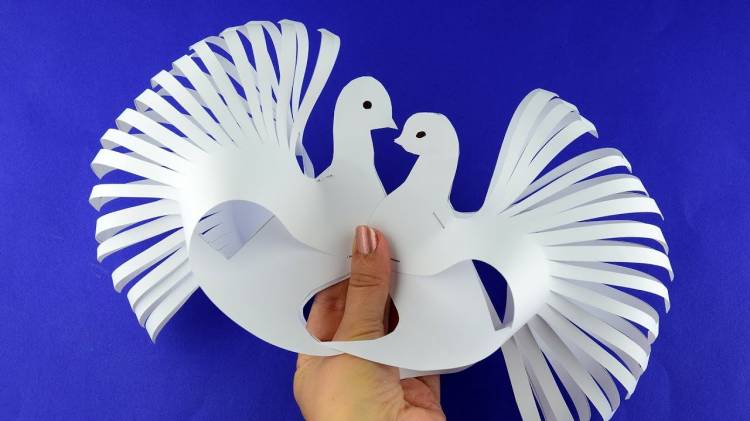 Как сделать голубя из бумаги своими руками легко и просто
