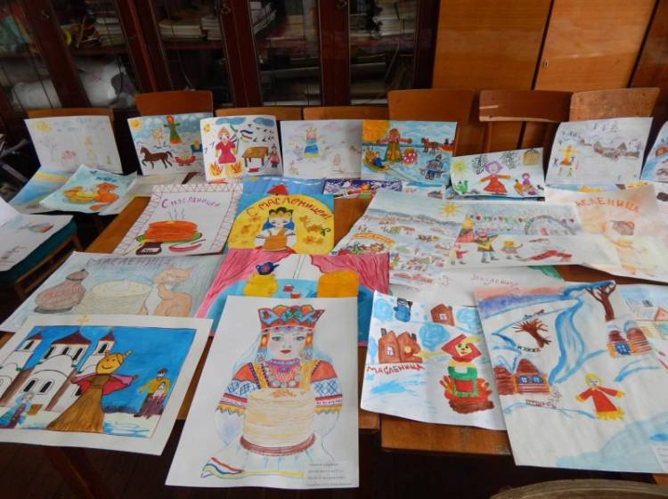 В Петухово подведены итоги конкурса детских рисунков Широкая масленица