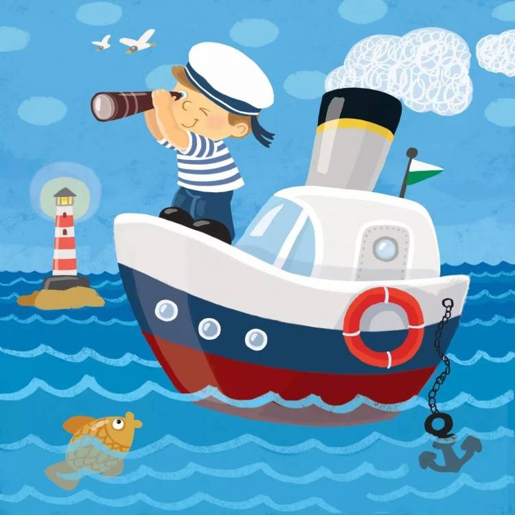 Моряк рисунок для детей