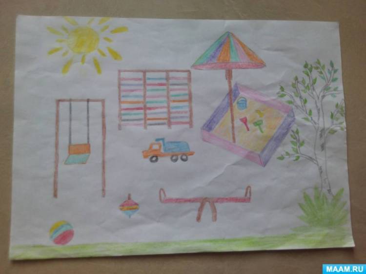 Фотоотчет о конкурсе детских рисунков «Мой любимый детский сад» 