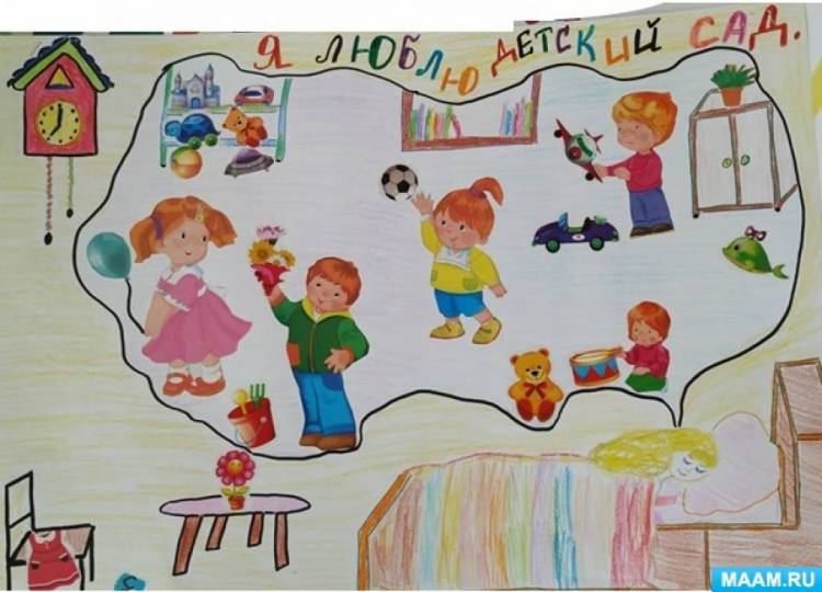 Конспект НОД по аппликации «Мой любимый детский сад» 