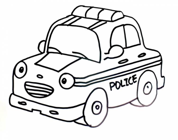 Как сделать полицейскую машину из бумаги
