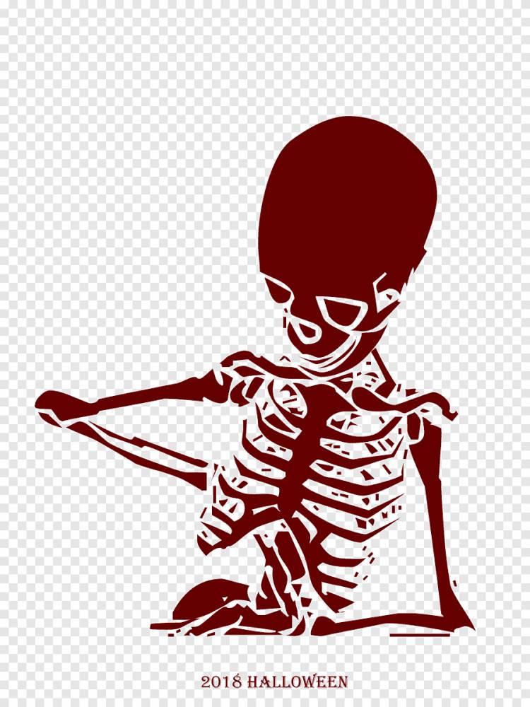 Хэллоуин скелет