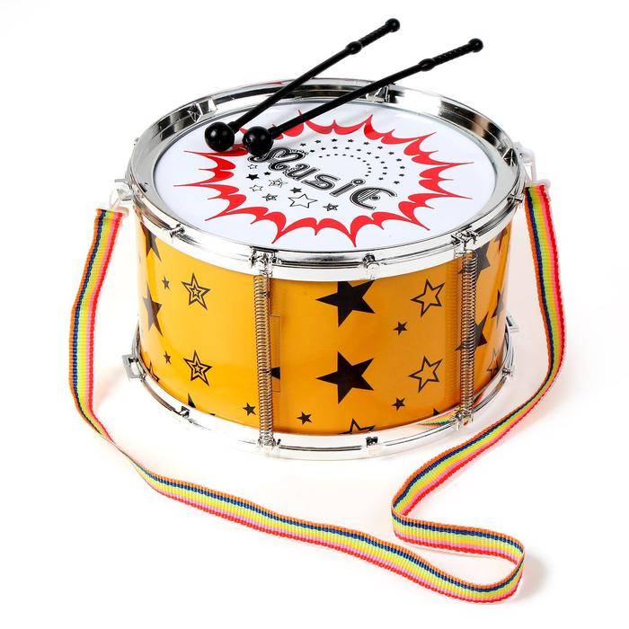 игрушечный барабан «Музыкальный взрыв», детский, МИКС, цены в Москве на Мегамаркет