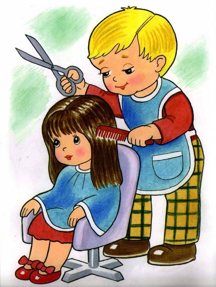 Картинки для оформления уголка парикмахерской в детском саду