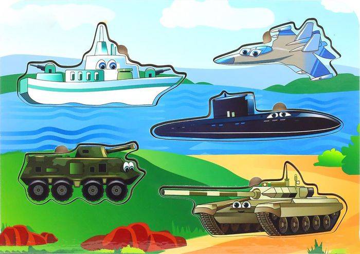 Рисунки военной техники для детей
