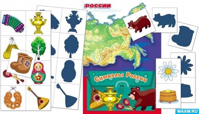 Неофициальный символы России в картинках