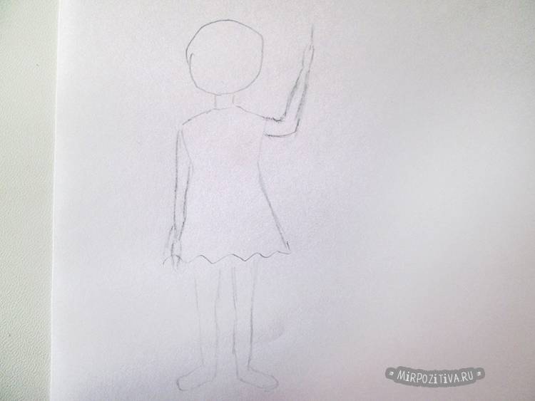 Как нарисовать девочку поэтапно карандашом