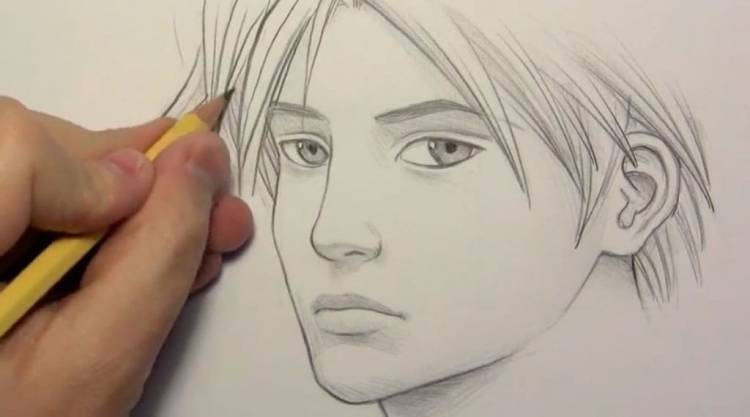 Портрет подростка карандашом