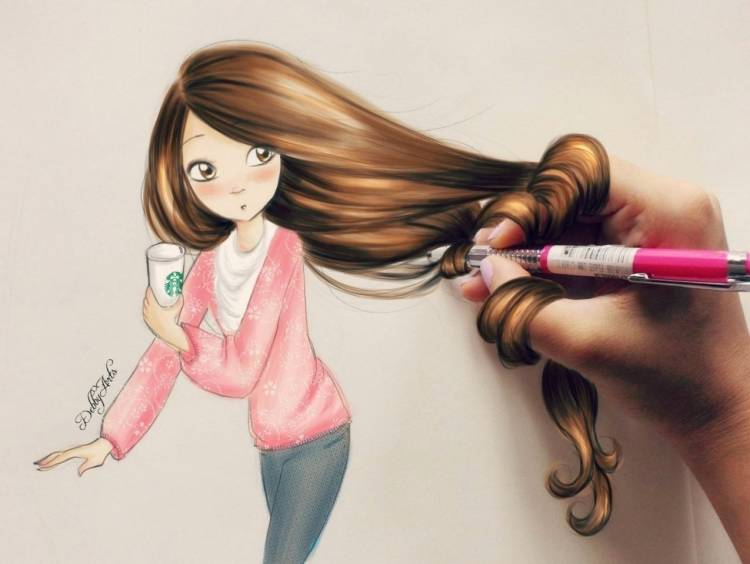 Как нарисовать девочку подростка
