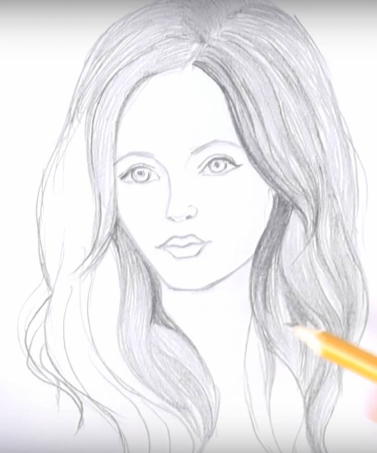 Как нарисовать девочку карандашом