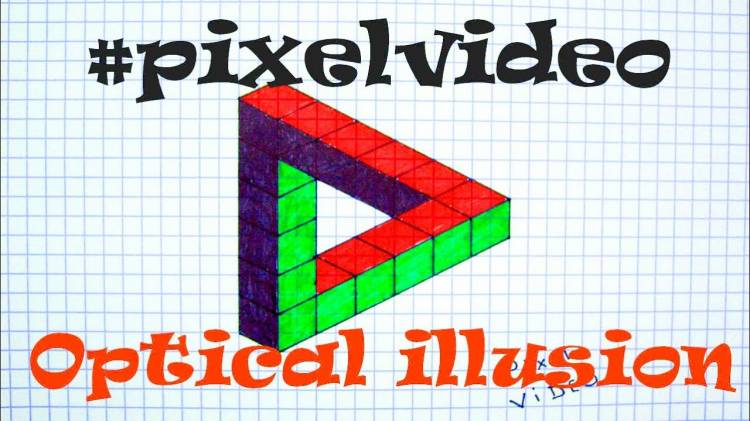 How to Draw an Optical Illusion Triangle the Easy Way pixelvideo