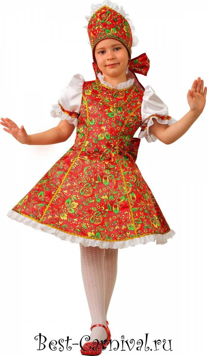 Детский Русский народный костюм Марьюшка