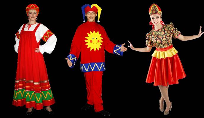 Русские народные костюмы для детей и взрослых