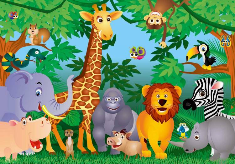 Животные зоопарка картинки для детей