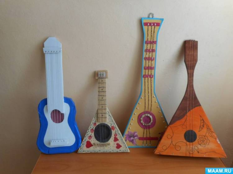 Детские музыкальные инструменты своими руками 