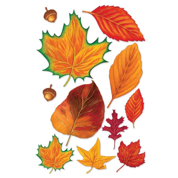 Красивые осенние листья рисунки