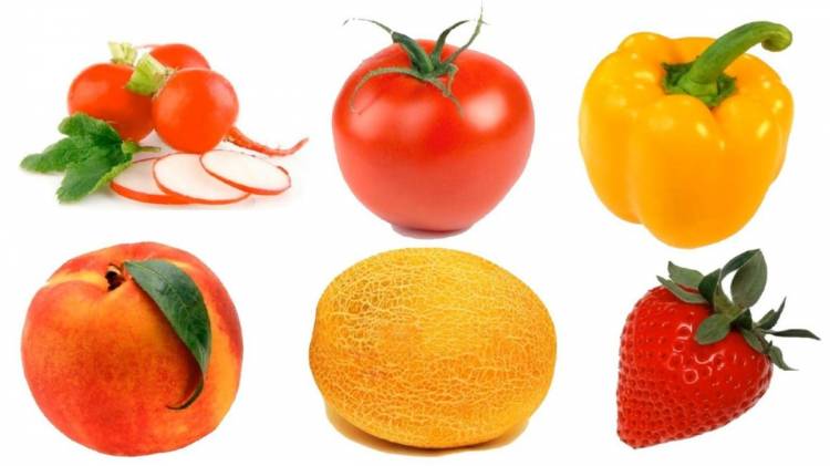Картинки овощей и фруктов для детей