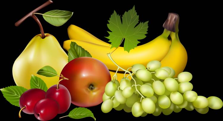 Картинки овощи и фрукты на прозрачном фоне 