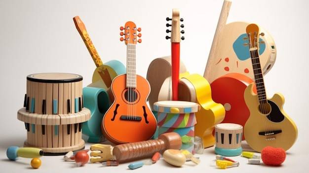 Набор музыкальных инструментов для детей
