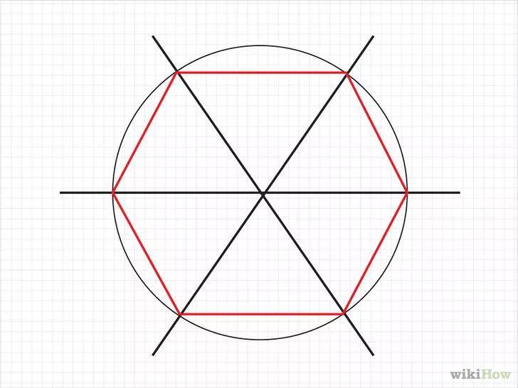 Как нарисовать шестиугольник